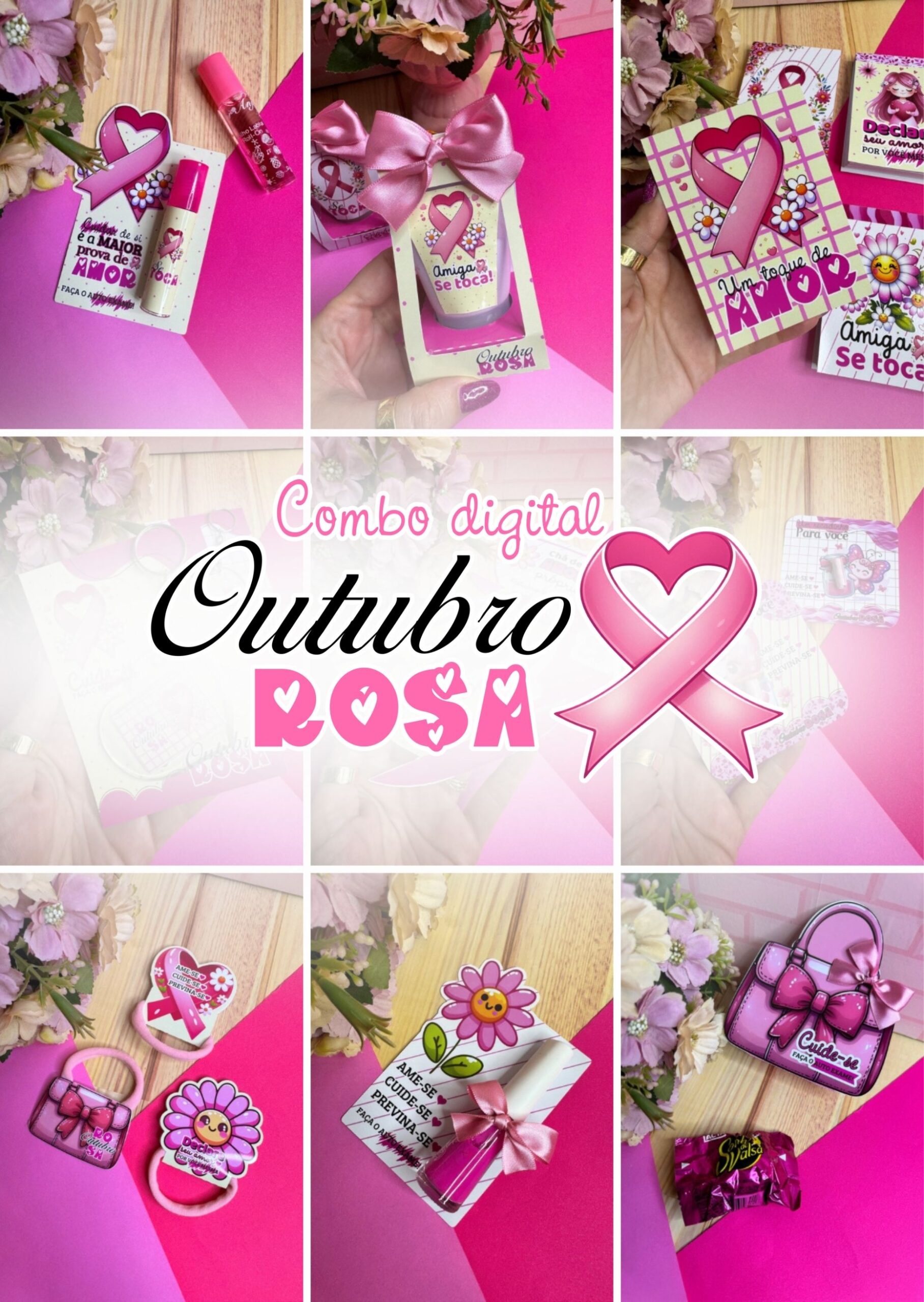 COMBO DIGITAL OUTUBRO ROSA