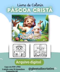 Livro de Colorir Páscoa Cristã